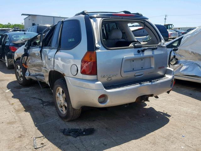 1GKDT13S952335768 - 2005 GMC ENVOY SILVER photo 3