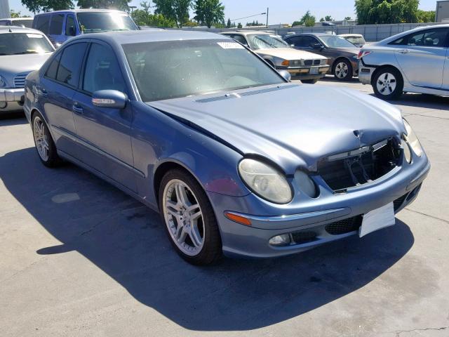 WDBUF56J26A747517 - 2006 MERCEDES-BENZ E 350 BLUE photo 1