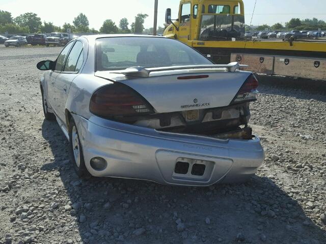 1G2NF52E53C309500 - 2003 PONTIAC GRAND AM S SILVER photo 3