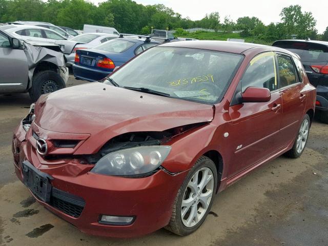 JM1BK344291196869 - 2009 MAZDA 3 S BURGUNDY photo 2