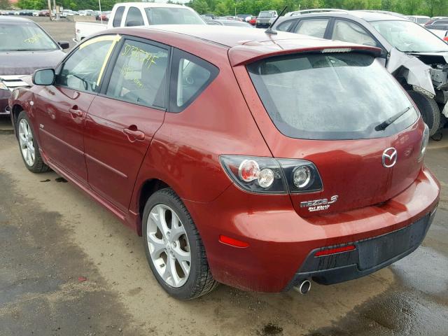 JM1BK344291196869 - 2009 MAZDA 3 S BURGUNDY photo 3