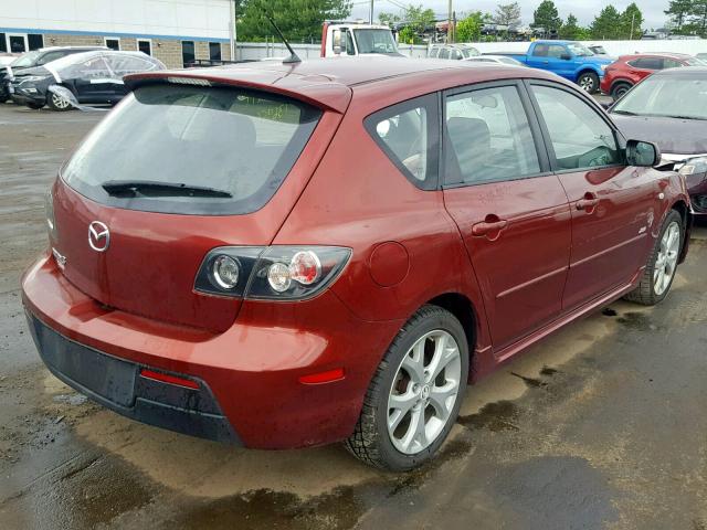 JM1BK344291196869 - 2009 MAZDA 3 S BURGUNDY photo 4