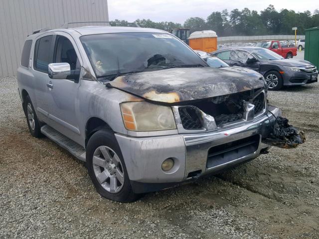 5N1AA08B44N701751 - 2004 NISSAN ARMADA SE SILVER photo 1