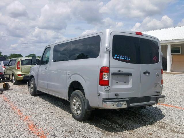 5BZAF0AAXFN851714 - 2015 NISSAN NV 3500 SILVER photo 3