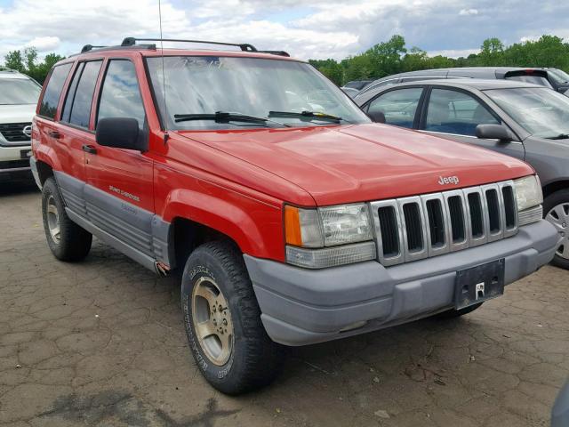 1J4GZ58SXTC214904 - 1996 JEEP GRAND CHER RED photo 1