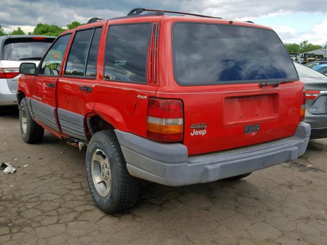 1J4GZ58SXTC214904 - 1996 JEEP GRAND CHER RED photo 3