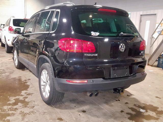 WVGSV7AX6HK022336 - 2017 VOLKSWAGEN TIGUAN WOL BLACK photo 3