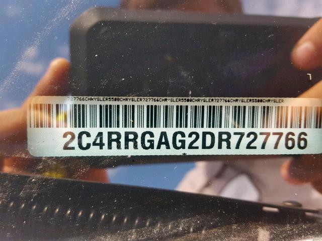 2C4RRGAG2DR727766 - 2013 RAM TRADESMAN WHITE photo 10