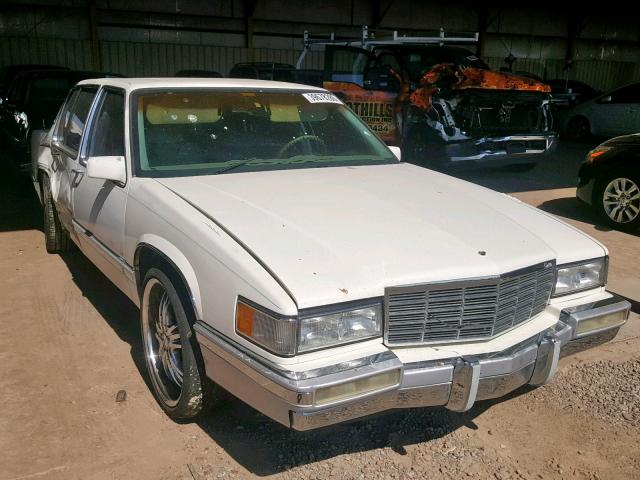 1G6CD53B1M4295722 - 1991 CADILLAC DEVILLE WHITE photo 1