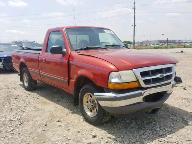 1FTYR10U8WUC72606 - 1998 FORD RANGER RED photo 1