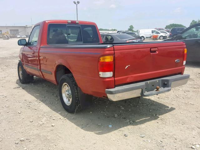 1FTYR10U8WUC72606 - 1998 FORD RANGER RED photo 3