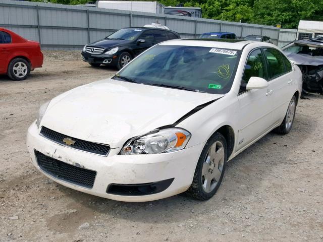 2G1WD58C389202187 - 2008 CHEVROLET IMPALA SUP თეთრი ფოტო 2