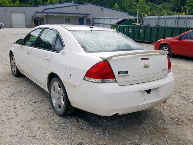 2G1WD58C389202187 - 2008 CHEVROLET IMPALA SUP თეთრი ფოტო 3