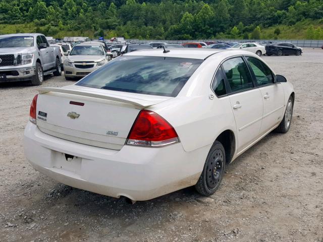 2G1WD58C389202187 - 2008 CHEVROLET IMPALA SUP თეთრი ფოტო 4