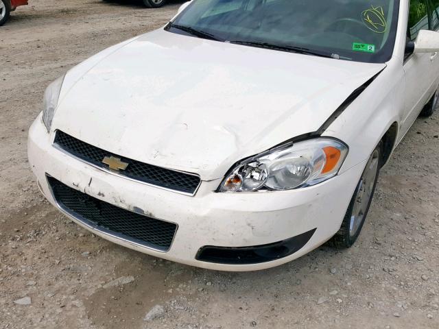 2G1WD58C389202187 - 2008 CHEVROLET IMPALA SUP თეთრი ფოტო 9