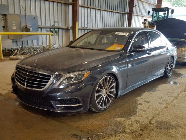 WDDUG8CB1HA307620 - 2017 MERCEDES-BENZ S 550 GRAY photo 2