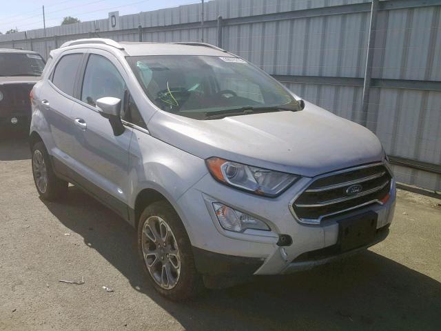 MAJ6S3KL7KC283226 - 2019 FORD ECOSPORT T SILVER photo 1