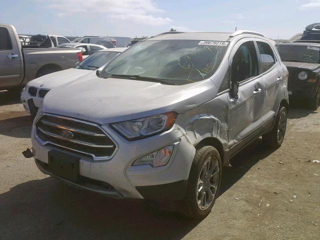 MAJ6S3KL7KC283226 - 2019 FORD ECOSPORT T SILVER photo 2