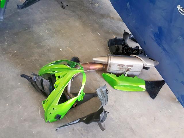 JKAEXEE10CDA03085 - 2012 KAWASAKI EX650 EC GREEN photo 9
