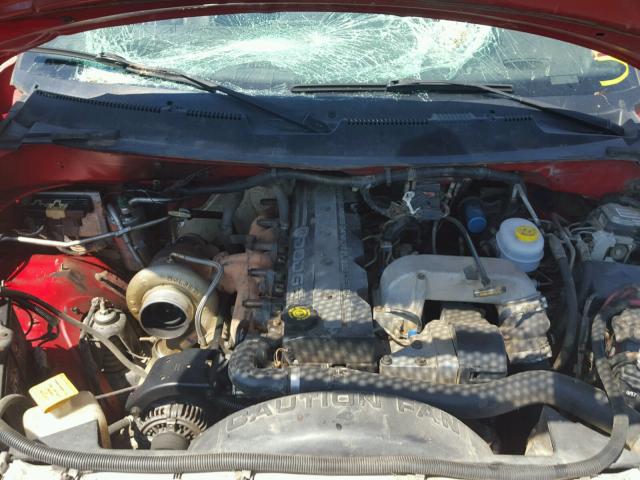 1B7KF23691J291032 - 2001 DODGE RAM 2500 RED photo 7