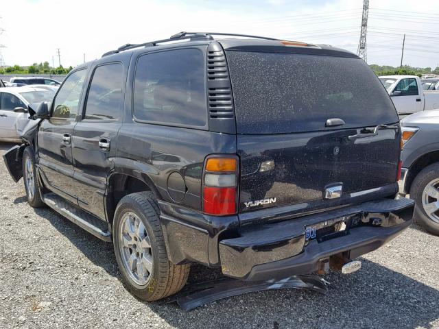 1GKEK63UX6J139903 - 2006 GMC YUKON DENA BLACK photo 3