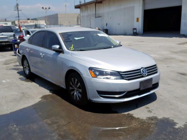 1VWAP7A33CC106539 - 2012 VOLKSWAGEN PASSAT S SILVER photo 1