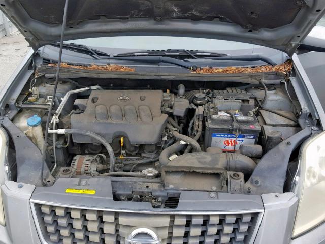 3N1AB61E98L680882 - 2008 NISSAN SENTRA 2.0 GRAY photo 7