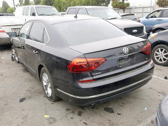 1VWAT7A31HC012324 - 2017 VOLKSWAGEN PASSAT S BLACK photo 3