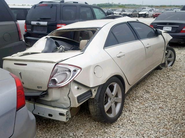 1G2ZH57N284220201 - 2008 PONTIAC G6 GT WHITE photo 4