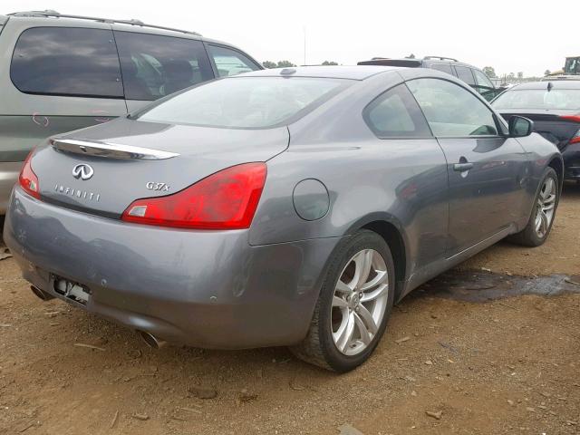 JN1CV6EL4AM150341 - 2010 INFINITI G37 GRAY photo 4