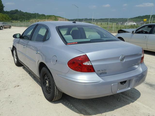 2G4WC582761228171 - 2006 BUICK LACROSSE C SILVER photo 3