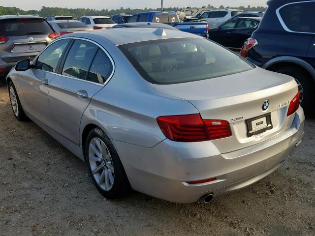 WBA5B3C55ED531121 - 2014 BMW 535 XI SILVER photo 3