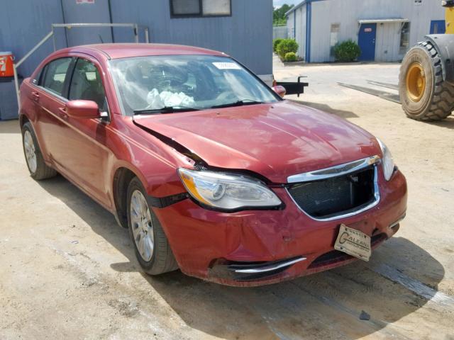 1C3CCBAG2DN767700 - 2013 CHRYSLER 200 LX BURGUNDY photo 1