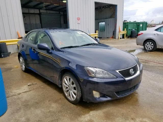 JTHCK262085021049 - 2008 LEXUS IS 250 BLUE photo 1