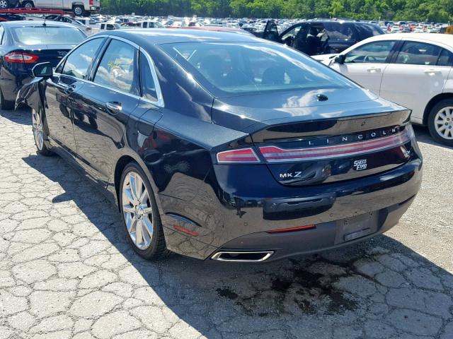 3LN6L2LU9FR605814 - 2015 LINCOLN MKZ HYBRID BLACK photo 3