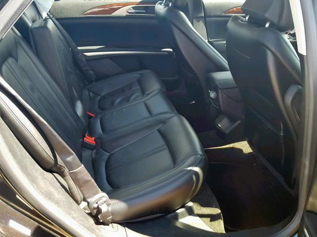 3LN6L2LU9FR605814 - 2015 LINCOLN MKZ HYBRID BLACK photo 6