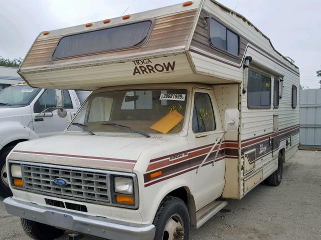 1FDKE30L2GHB96665 - 1986 FORD COACHMAN TAN photo 2