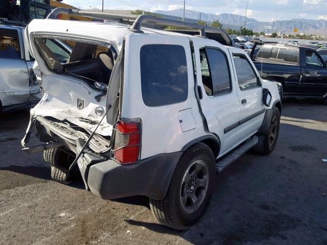 5N1ED28T74C627864 - 2004 NISSAN XTERRA XE WHITE photo 4