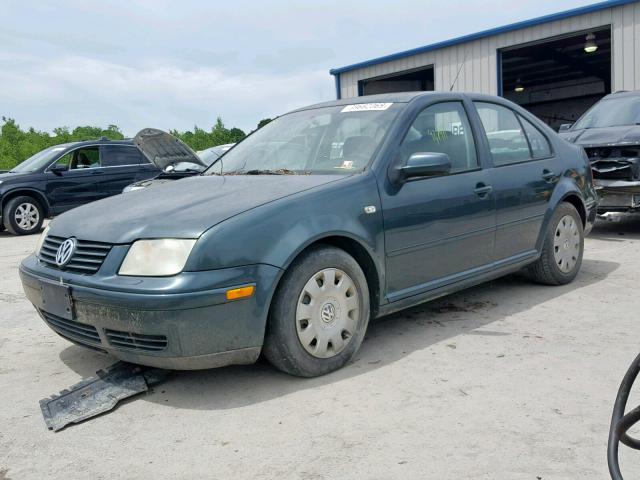 3VWRK69M63M106901 - 2003 VOLKSWAGEN JETTA GL GREEN photo 2