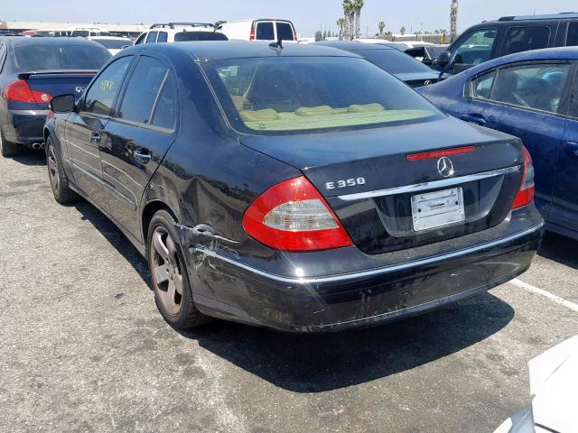 WDBUF56XX7B006323 - 2007 MERCEDES-BENZ E 350 BLACK photo 3