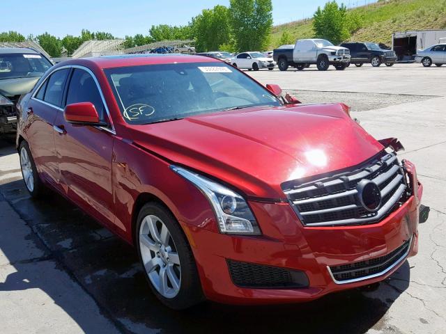 1G6AA5RA9E0111439 - 2014 CADILLAC ATS RED photo 1