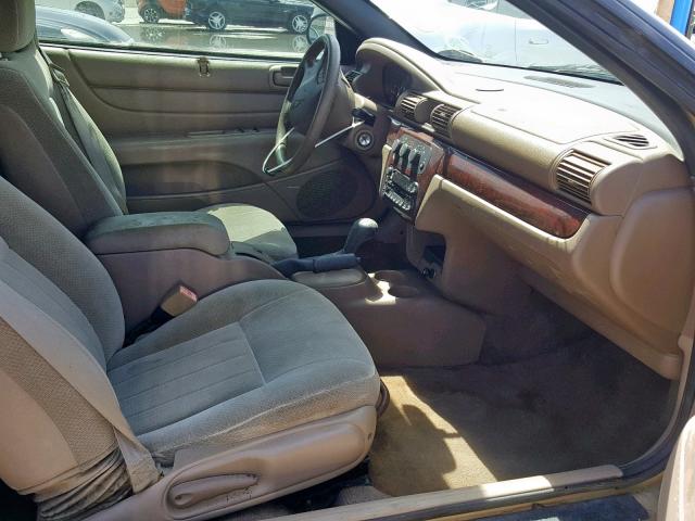 1C3EL45U71N556315 - 2001 CHRYSLER SEBRING LX GOLD photo 5