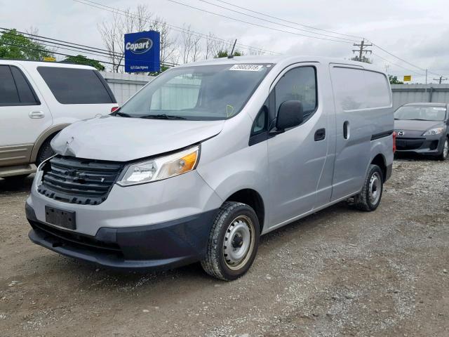 3N63M0YN3FK710557 - 2015 CHEVROLET CITY EXPRE SILVER photo 2