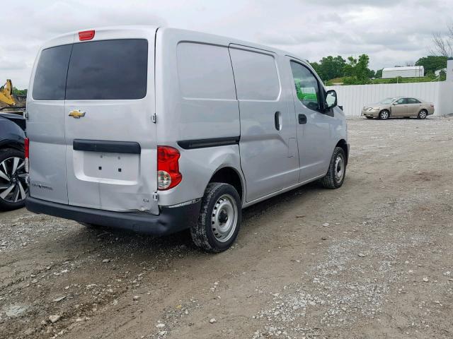 3N63M0YN3FK710557 - 2015 CHEVROLET CITY EXPRE SILVER photo 4