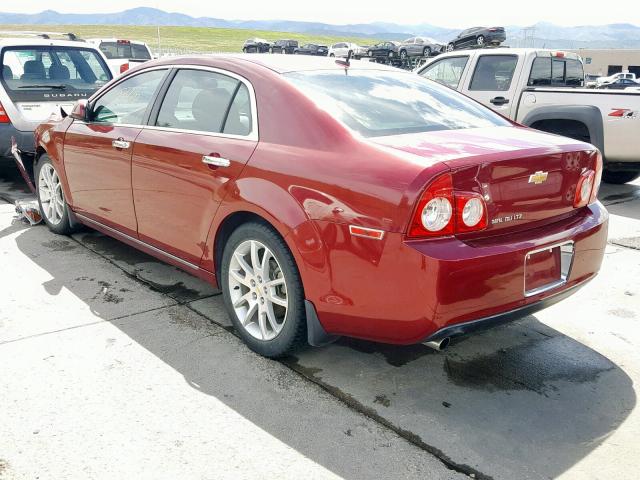 1G1ZE5E19BF215151 - 2011 CHEVROLET MALIBU LTZ წითელი ფოტო 3
