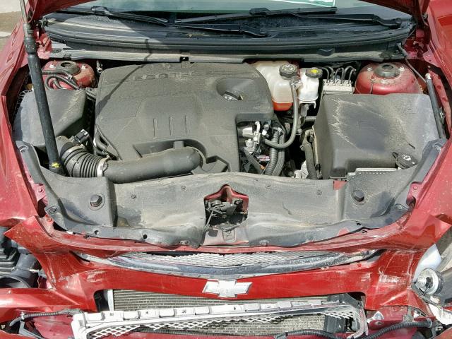 1G1ZE5E19BF215151 - 2011 CHEVROLET MALIBU LTZ წითელი ფოტო 7