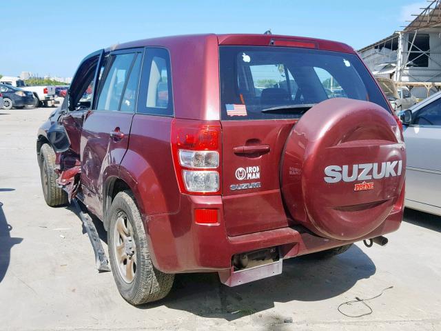 JS3TE941174200959 - 2007 SUZUKI GRAND VITA MAROON photo 3