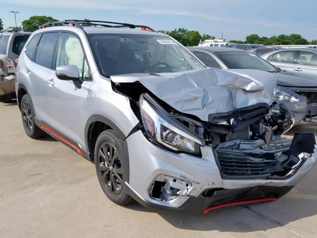 JF2SKAPC5KH465517 - 2019 SUBARU FORESTER S SILVER photo 1