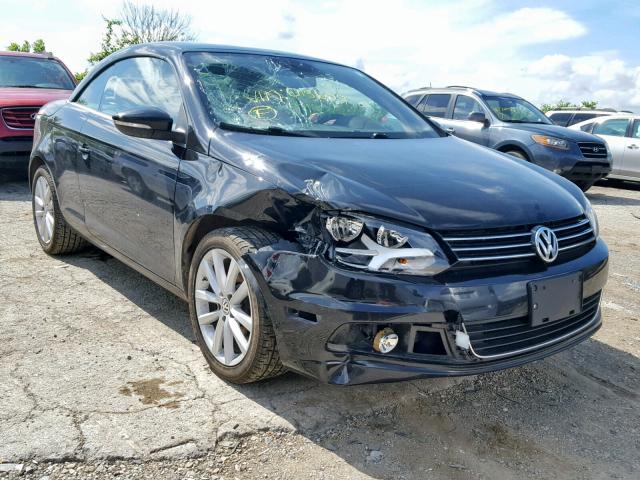 WVWBW7AH1CV013609 - 2012 VOLKSWAGEN EOS KOMFOR BLACK photo 1