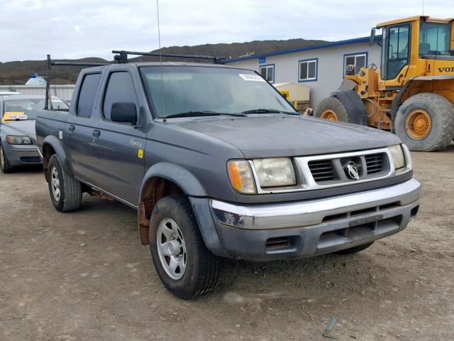 1N6ED27TXYC421270 - 2000 NISSAN FRONTIER C GRAY photo 1